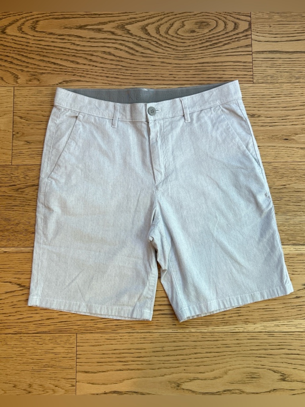 Calvin Klein Flex Waist Slim Fit Chino Shorts W31